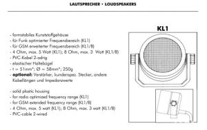 Difuzor Extern pentru Statie Radio CB etc. (transceiver) Peiker KL1 - imagine 5