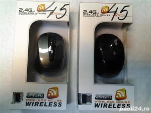 Mouse optic cu fir si wireless