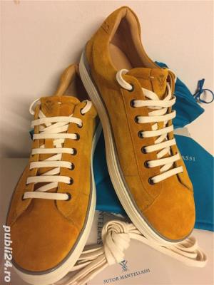 Sneakears Sutor Mantellassi luxury smart casual suede,produs original