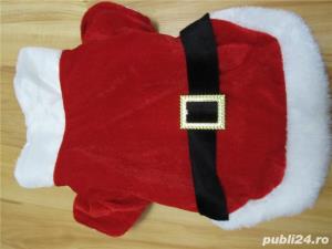 Haina/Costumatie Mos Craciun catei bishon,shi-tzu,york shire