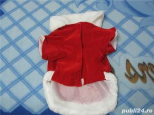 Haina/Costumatie Mos Craciun catei bishon,shi-tzu,york shire - imagine 5