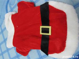 Haina/Costumatie Mos Craciun catei bishon,shi-tzu,york shire - imagine 7