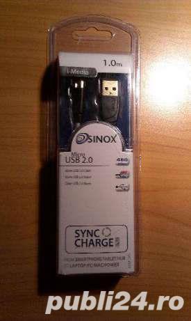 Cablu Micro Usb 2.0 lungime 1 m.