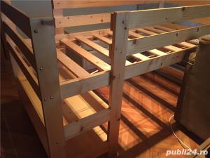 Mobila pentru copii/tineret - pat semiinaltime  - imagine 2