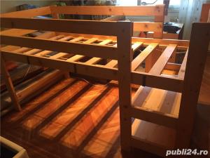Mobila pentru copii/tineret - pat semiinaltime 
