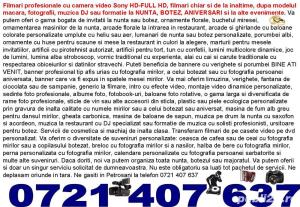 Filmare foto video muzica dj ursitoare la nunta botez aniversari - imagine 3