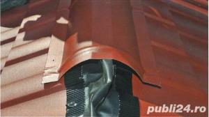 Banda ventilare coama țiglă metalica rola 5 m x 15 cm - imagine 2