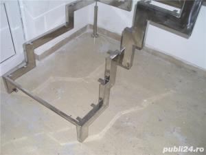 Scari metalice din fier si inox  Model "Zig Zag" - imagine 3