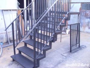 Scari metalice din fier si inox  Model "Zig Zag" - imagine 6