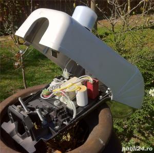 Iluminat strada alee curte cu fotocelula 150 W lumina galbena - imagine 5