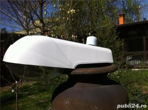 Iluminat strada alee curte cu fotocelula 150 W lumina galbena - imagine 7