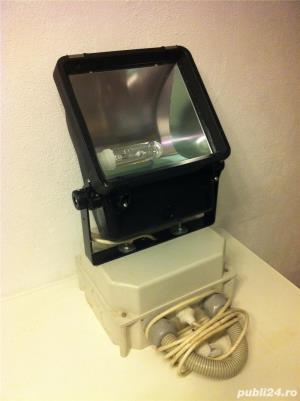 Proiector postament santier lumina alba distributie asimetrica 70W - imagine 4