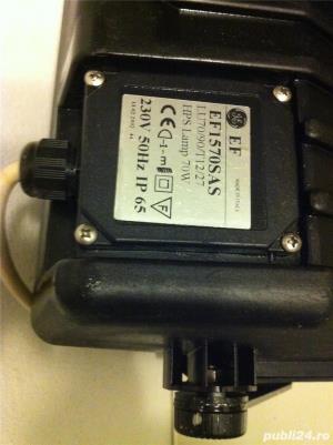 Proiector postament santier lumina alba distributie asimetrica 70W - imagine 5