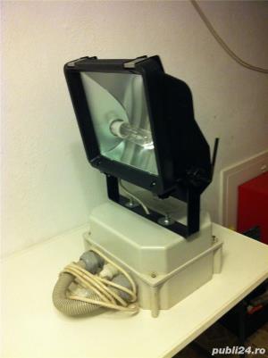 Proiector postament santier lumina alba distributie asimetrica 70W - imagine 8