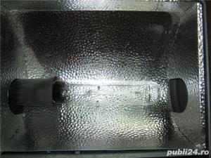 Proiector iluminat etans 250 W alb halogenura metalica / galben sodiu - imagine 3