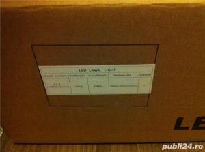 Iluminat peisaj Alee Curte Stalp LED 40 W indirect lumina zilei etans - imagine 6