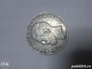 Moneda argint 5l 1880