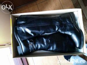 Cizme din piele naturala imblanite