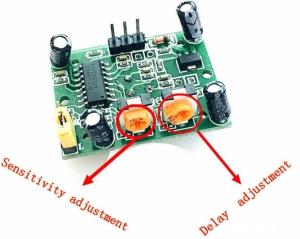 Senzor PIR HC-SR501 detectie miscare (om, animal) [t. Arduino si Raspberry PI - imagine 3