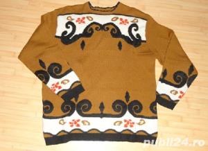 pulover dama din lana fina model deosebit marimea M