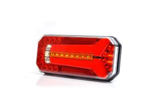 Lampa auto Led 12 V / 24 V cu semnalizare dinamica marca Was Polonia model nou !!! - imagine 4
