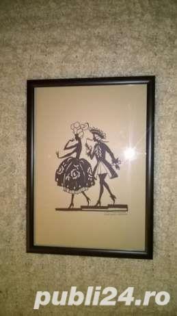 Mic tablou gen "silhouette" - Despartire.