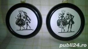 Doua tablouase "silhouette"