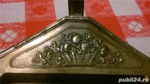 Tava cu 6 pahare lichior placate argint Lenk Austria - imagine 6