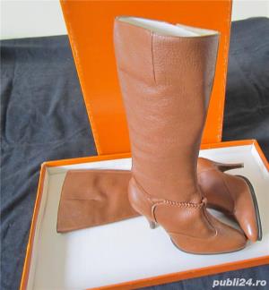 Cizme piele nr. 23,5. Noi. Livrare GRATUITA*  - imagine 2