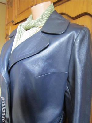 Haina de piele midi marime 44. Noua.*Livrare gratuita* - imagine 5