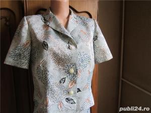 Costum dama pentru vara, imprimeu floral + bonus si Livrare gratuita* - imagine 2