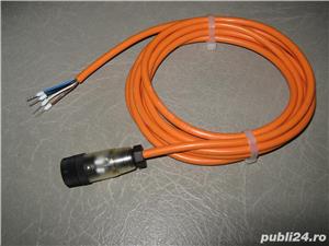 Connector M12, 4-pin cu leduri confirmare, cablu 2m