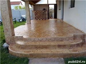 Beton amprentat Targu Jiu