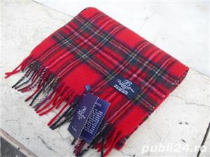 Fular Ballantrae Edinburgh Stewart Royal 100% Lana - Anglia - imagine 4