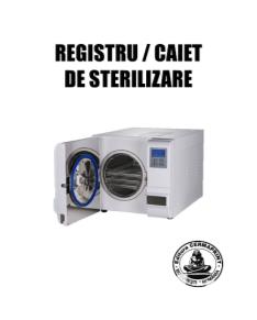 Registru caiet de sterilizare - format A5