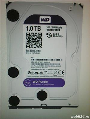 Hard-disk WD 1TB-Purple NOU-sigilat Sata3 64MB 100% health L163 - imagine 2