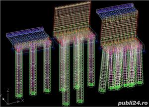 Software armare 3D radier si coloane forate