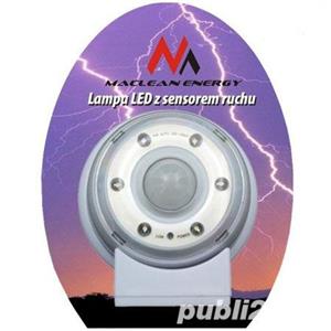 Lampa cu leduri si senzor de prezenta 