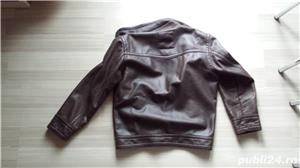 Geaca din piele barbateasca - imagine 4