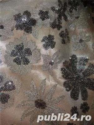 Rochie de ocazie UNICAT deosebita aurie cu paiete - imagine 6