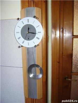 Ceas cu pendula de perete modern electronic - imagine 5