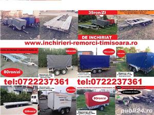 Inchiriez remorci si  platforme auto  4m.4,50m,5m,8m,8,5m 