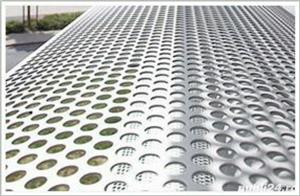 Tabla aluminiu perforata 1x1000x2000mm perforatii rotunde