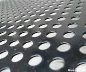 Tabla perforata otel / fier 1x1000x2000 cu perforatii / gauri rotunde