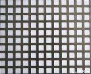 Tabla aluminiu perforata 1x1000x2000mm perforatii patrate