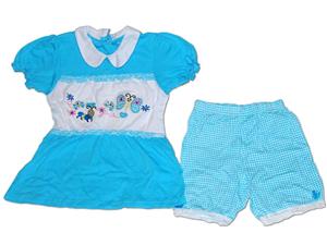 Costumas de vara bleu pentru fete 