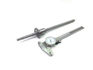 Surub cu bile SFU1204, prelucrat la capete + piulita cu flansa - 300mm - imagine 3