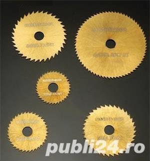 Freze disc metal noi noutze Ø 100 si Ø 120 - STAS 1159, DIN 1837