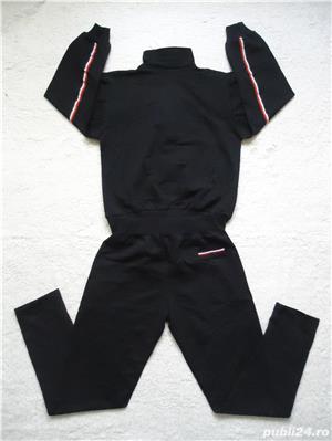 Trening rosu bleumarin copii costum sport casual unisex  - imagine 4