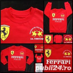 Bluza maneca lunga copii 2 3 4 5 ani maleta sport casual Ferrari La Martina masura 98 104 110 - imagine 2